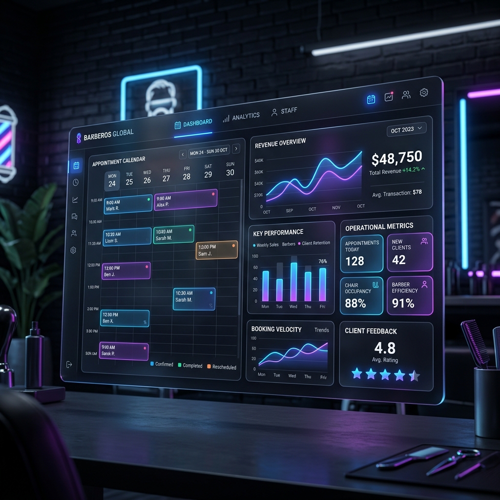 Dashboard Barbersync